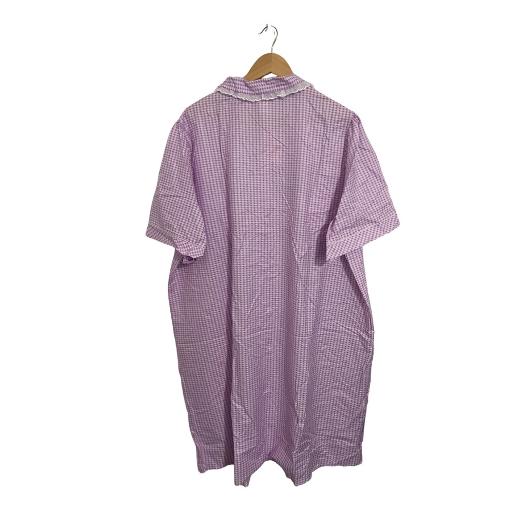 Cozy Purple Sleepwear Gown - Picture 2 of 4